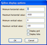 Spline options